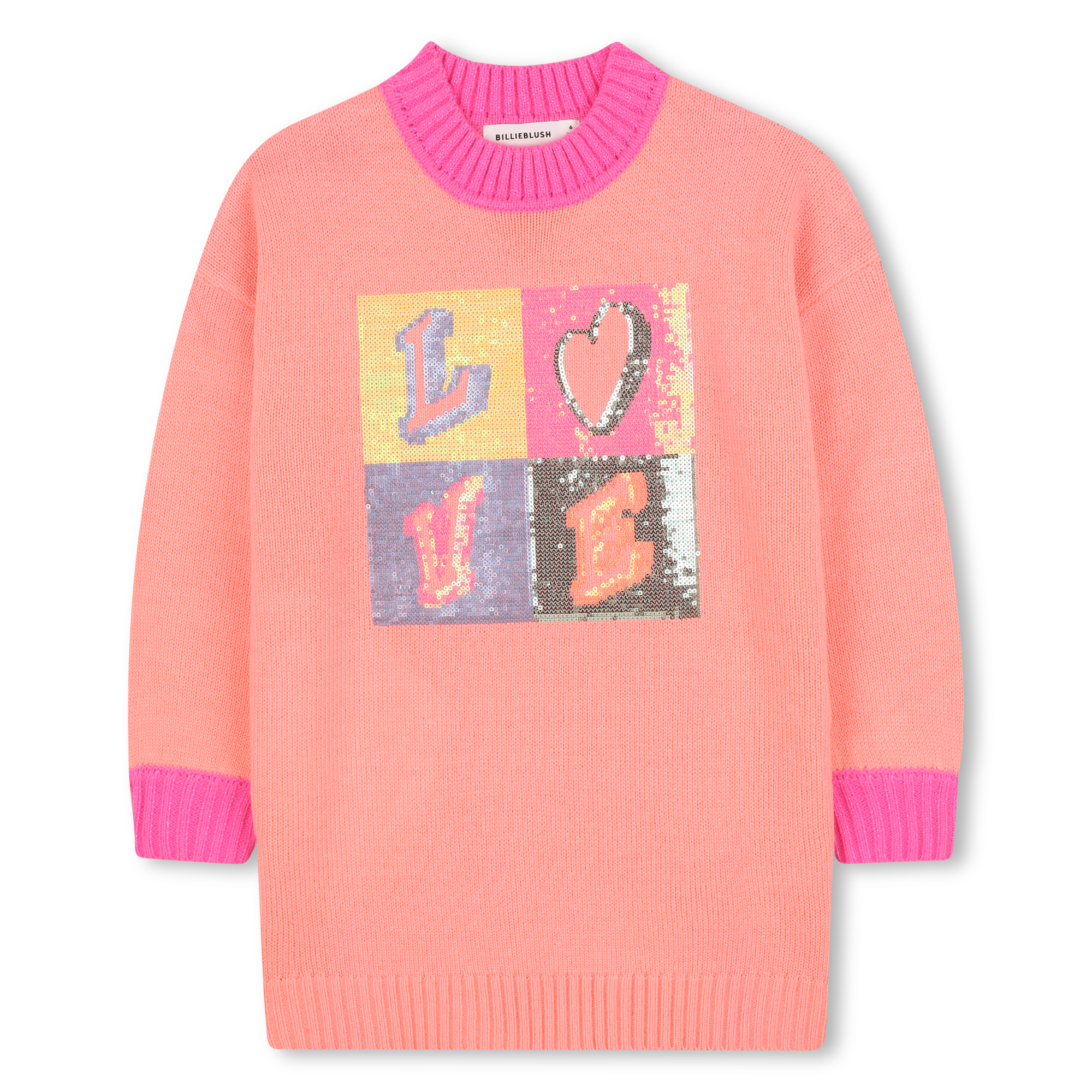 Robe Princesse En Tulle Pour Fille 2-7 Ans - Manches Longues Flottantes, Motifs Arc-en-ciel/sirène - Pour Anniversaire, Automne - 7