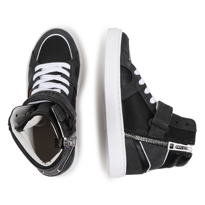 Baskets en cuir de vachette ZADIG & VOLTAIRE 
                    GARCON