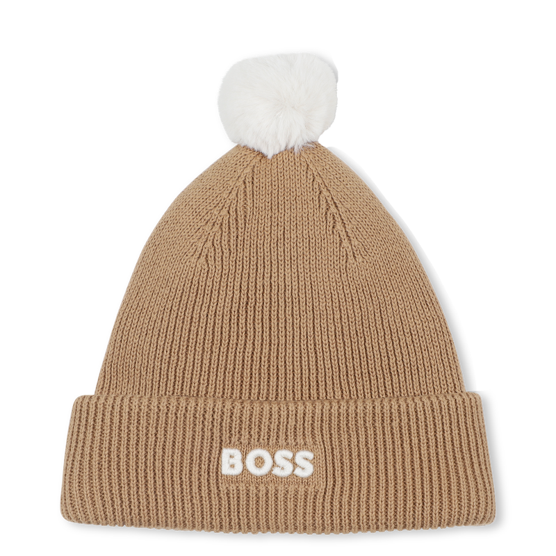 Bonnet tricot avec pompon BOSS 
                    GARCON
