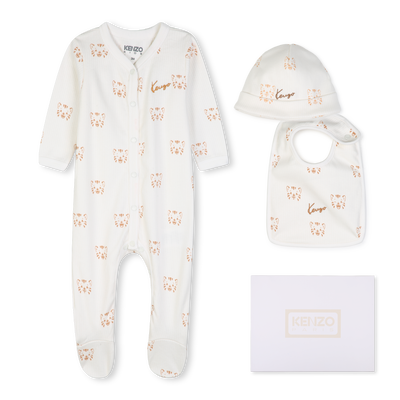 Ensemble pyjama, bonnet et bavoir KENZO KIDS GARCON