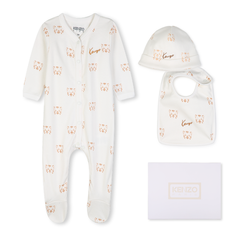 Ensemble pyjama, bonnet et bavoir KENZO KIDS 
                        GARCON