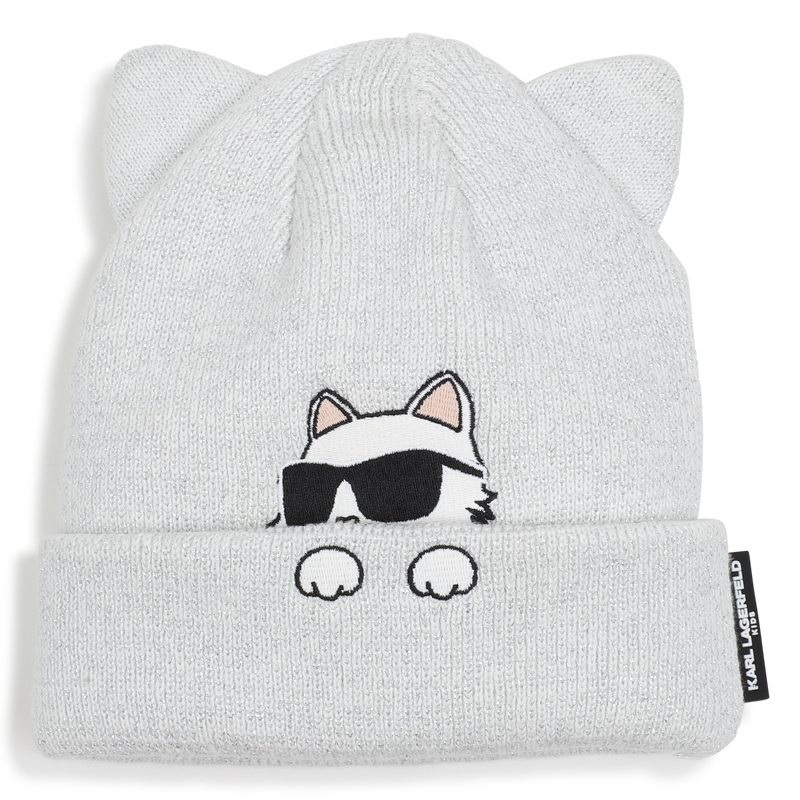 Bonnet tricot KARL LAGERFELD KIDS 
                        FILLE