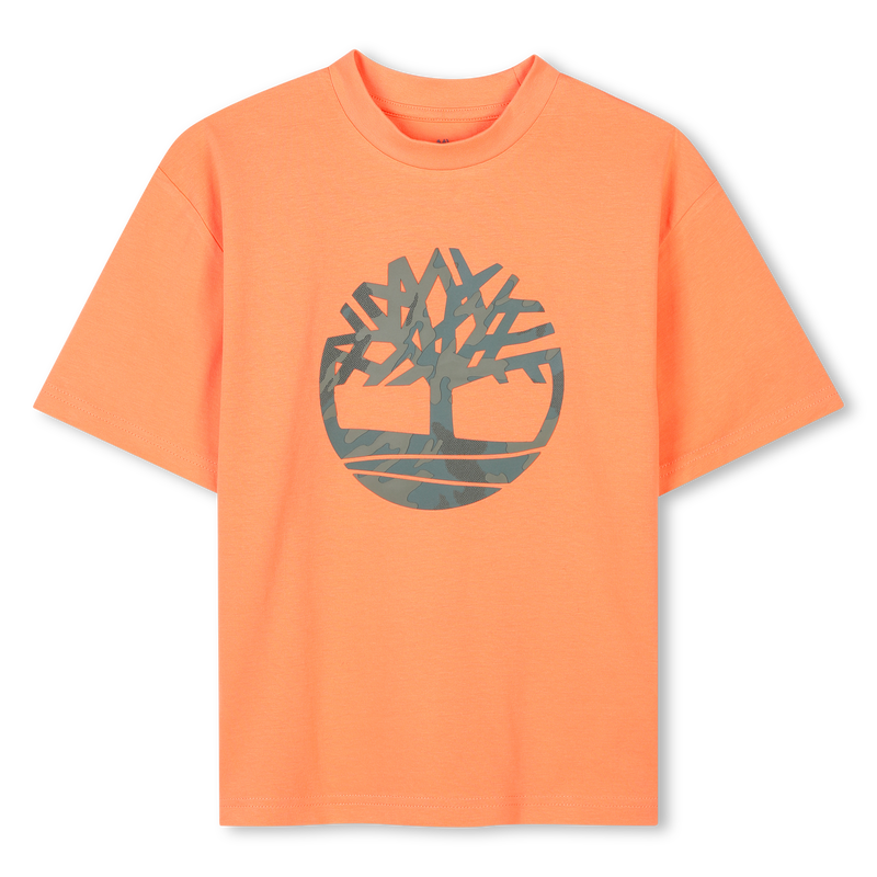 T-shirt imprim&eacute; logo relief TIMBERLAND 
                        GARCON