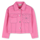 Veste avec broderie KIDS AROUND 
                    FILLE