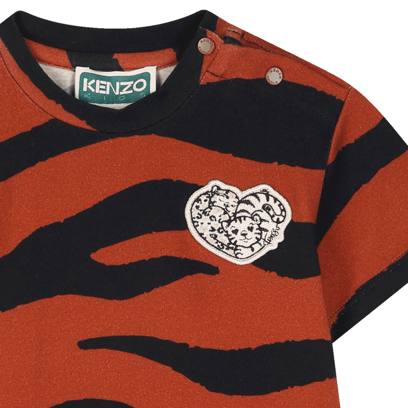 Robe manches courtes KENZO KIDS 
                        FILLE