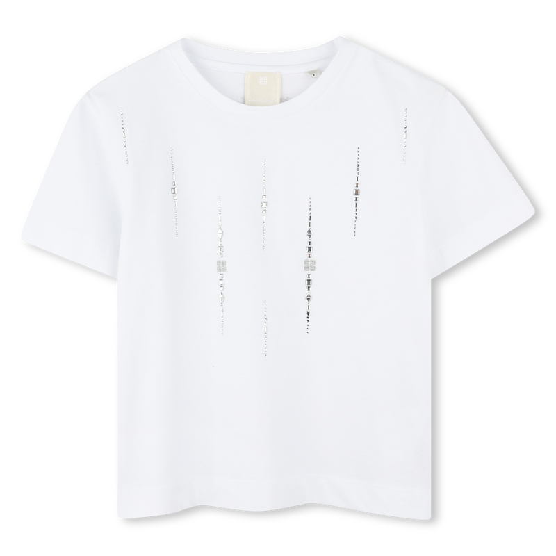 T-shirt à strass et broderie GIVENCHY 
                    FILLE