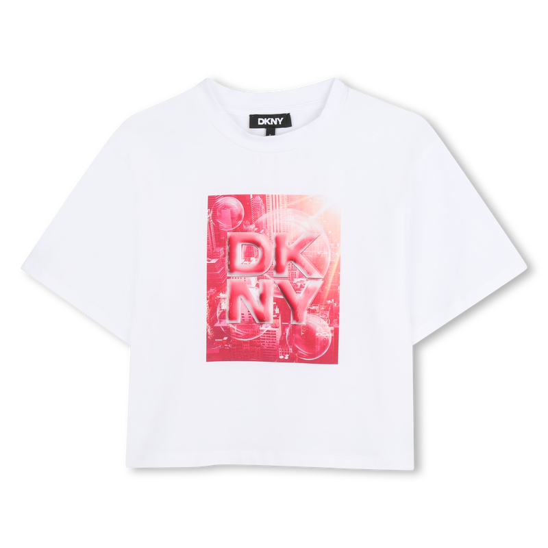 Tee-shirt manches courtes DKNY 
                        FILLE