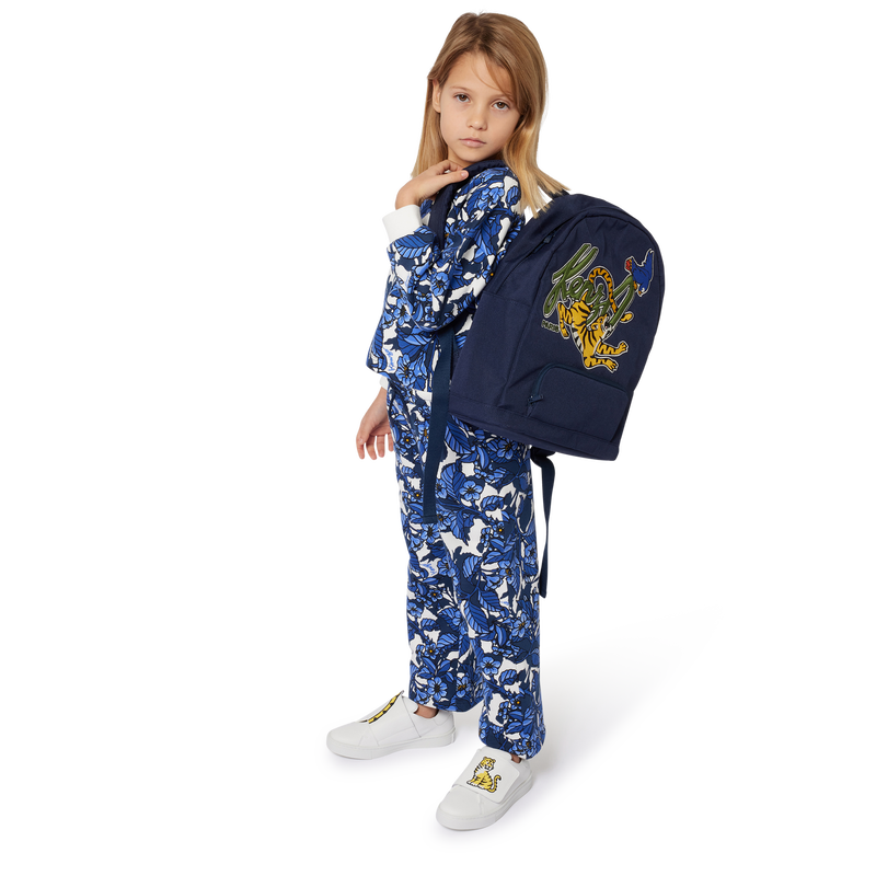 Sac à dos en toile brodée KENZO KIDS 
                    UNISEXE