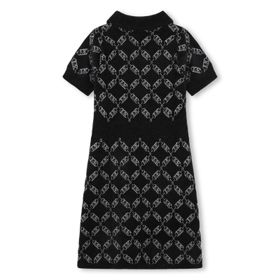 Robe jacquard manches courtes MICHAEL KORS FILLE