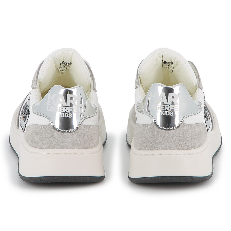 Baskets basses à lacets KARL LAGERFELD KIDS 
                    FILLE