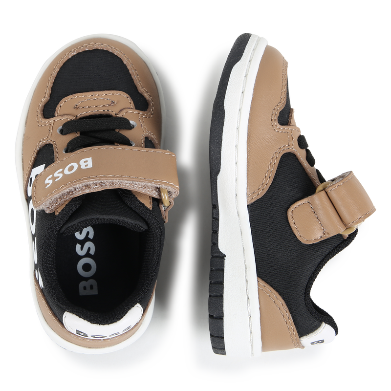 Baskets  lac&eacute;es a bande auto-agrippante BOSS 
                        GARCON