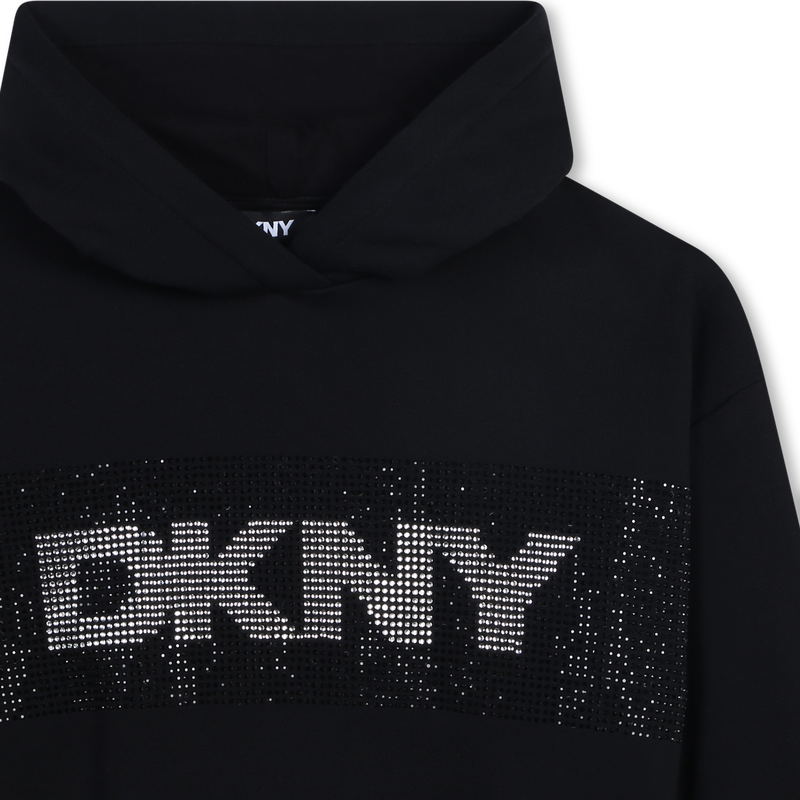 Sweat-shirt en molleton DKNY 
                    FILLE