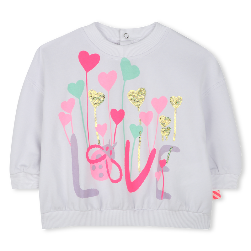 Sweat-shirt orné de sequins BILLIEBLUSH 
                    FILLE