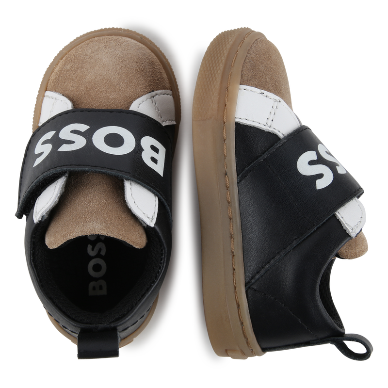 Baskets  lac&eacute;es a bande auto-agrippante BOSS 
                        GARCON