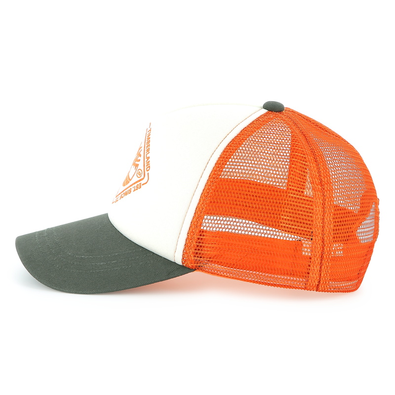 Casquette tricolore bimatière TIMBERLAND 
                    GARCON