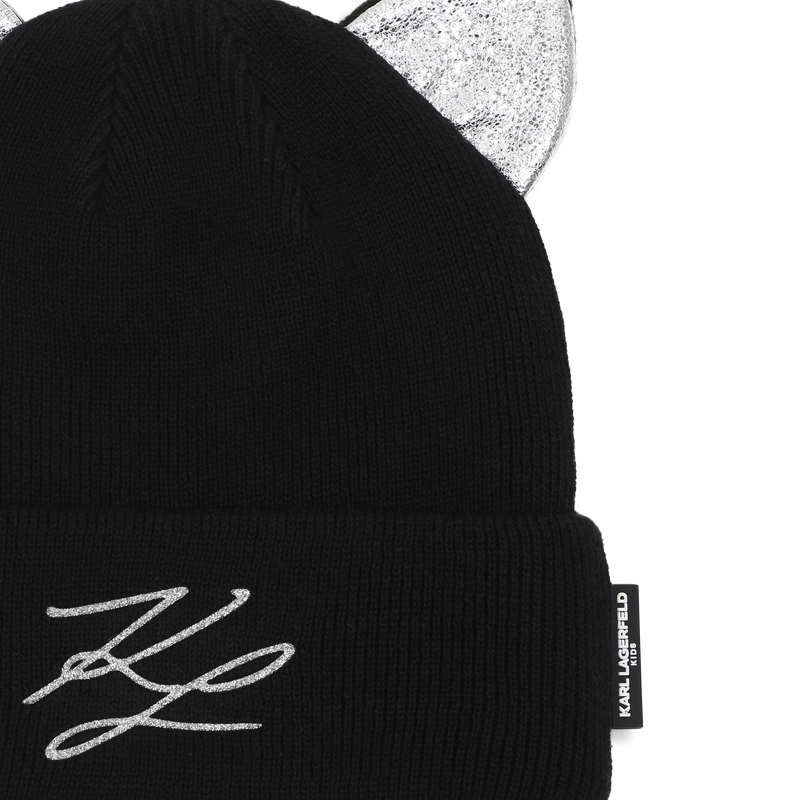 Bonnet en tricot KARL LAGERFELD KIDS 
                        FILLE