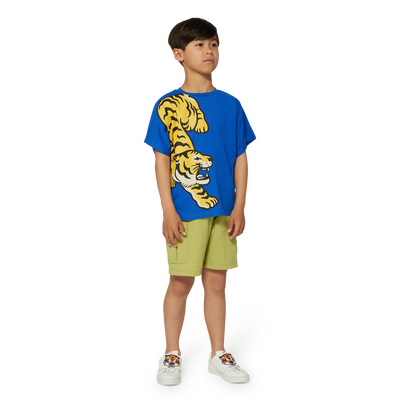 T-shirt imprimé en coton KENZO KIDS GARCON