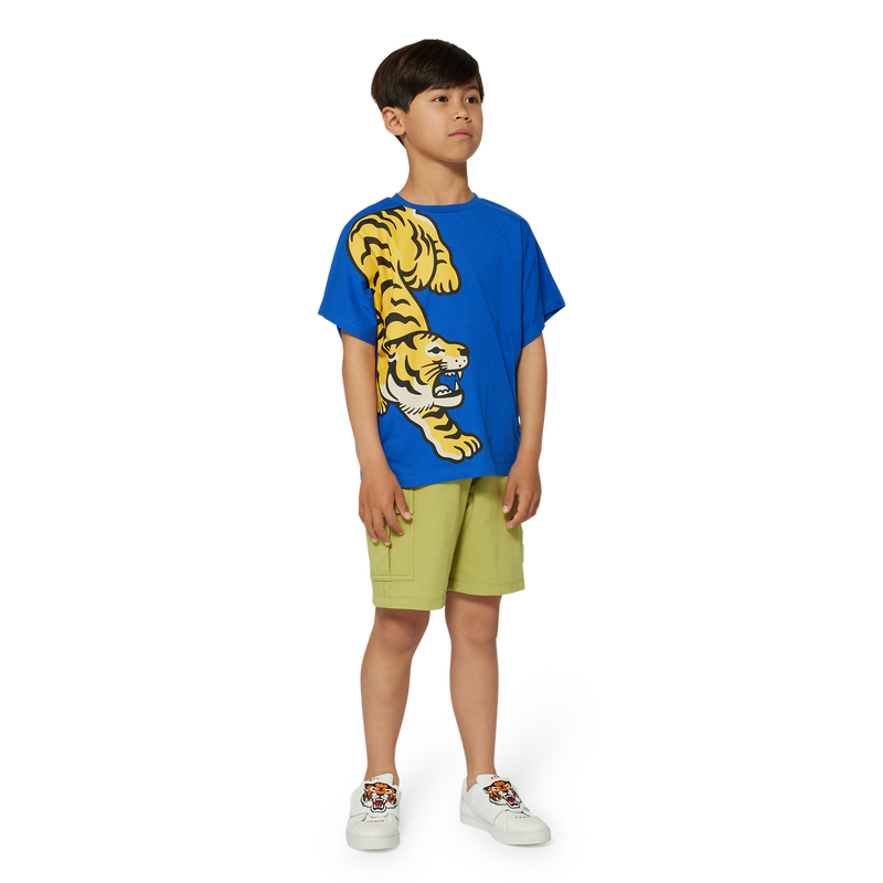 T-shirt imprimé en coton KENZO KIDS 
                    GARCON
