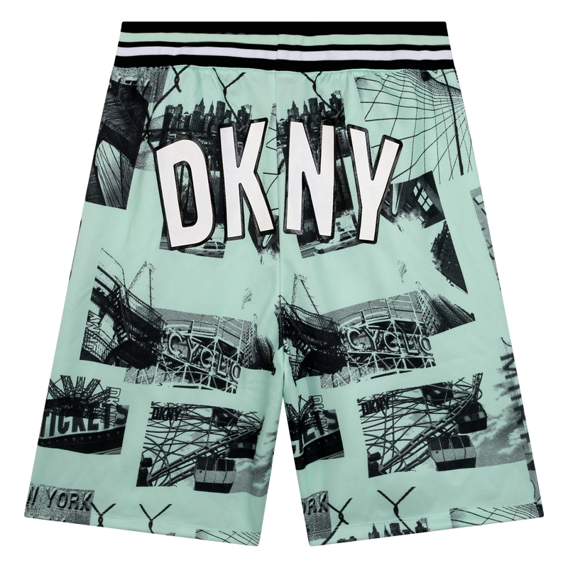 Short imprimé en tissu en maille ajouré DKNY 
                    GARCON