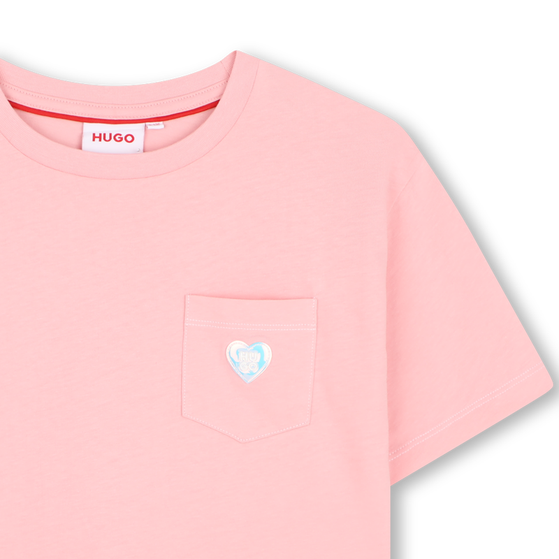 Tee-shirt manches courtes Hugo 
                        FILLE