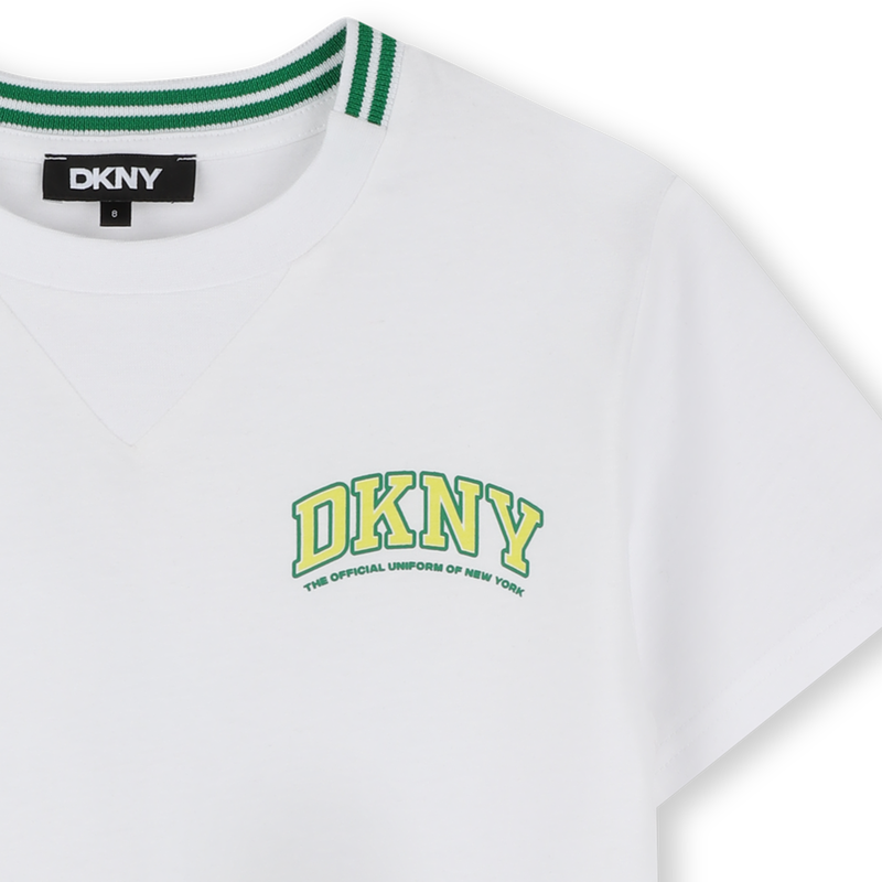 T-shirt coton manches courtes DKNY 
                    GARCON