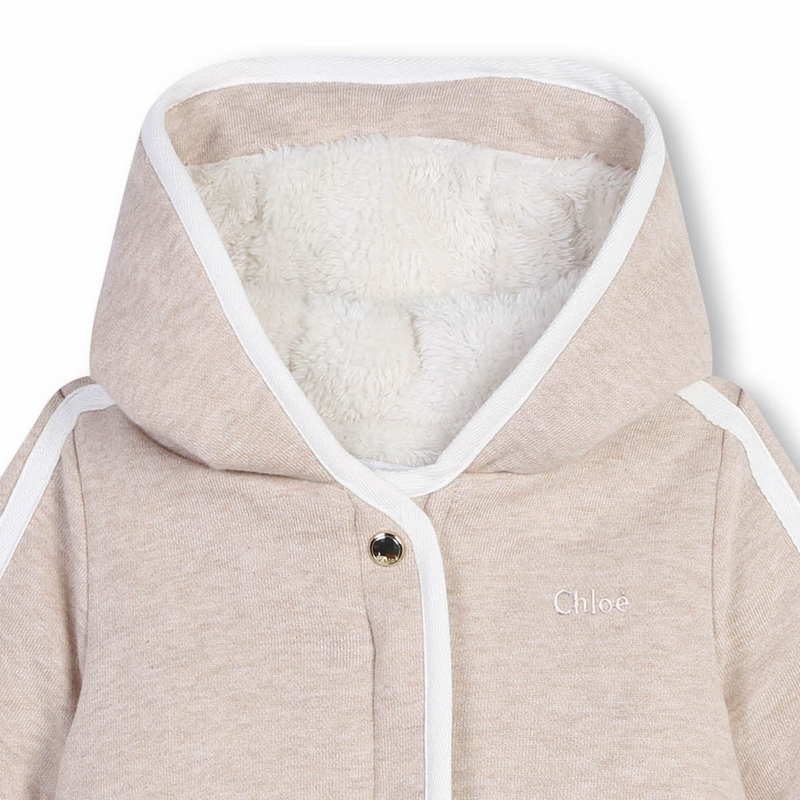 Manteau à capuche brodé CHLOE 
                    FILLE
