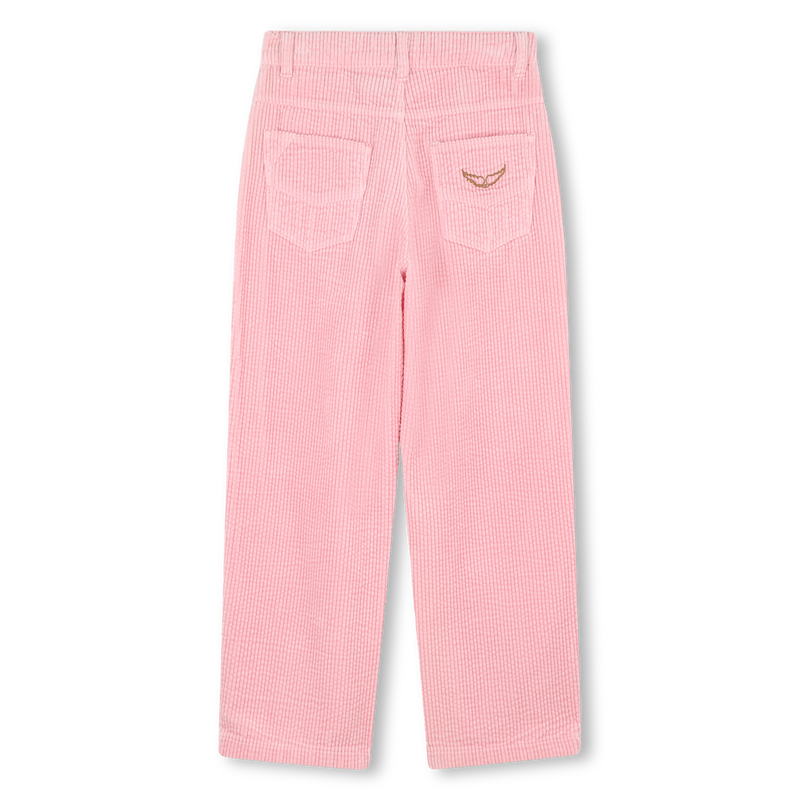 Pantalon velours broderie ZADIG & VOLTAIRE 
                    FILLE
