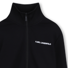 Sweat zipp&eacute; &agrave; capuche KARL LAGERFELD KIDS 
                    GARCON