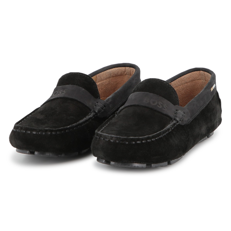 Mocassins en cuir de vachette BOSS 
                        GARCON