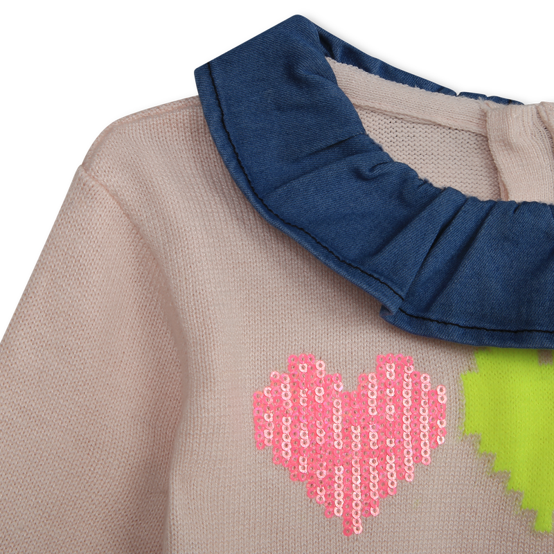 Pull en tricot avec coeurs BILLIEBLUSH 
                    FILLE