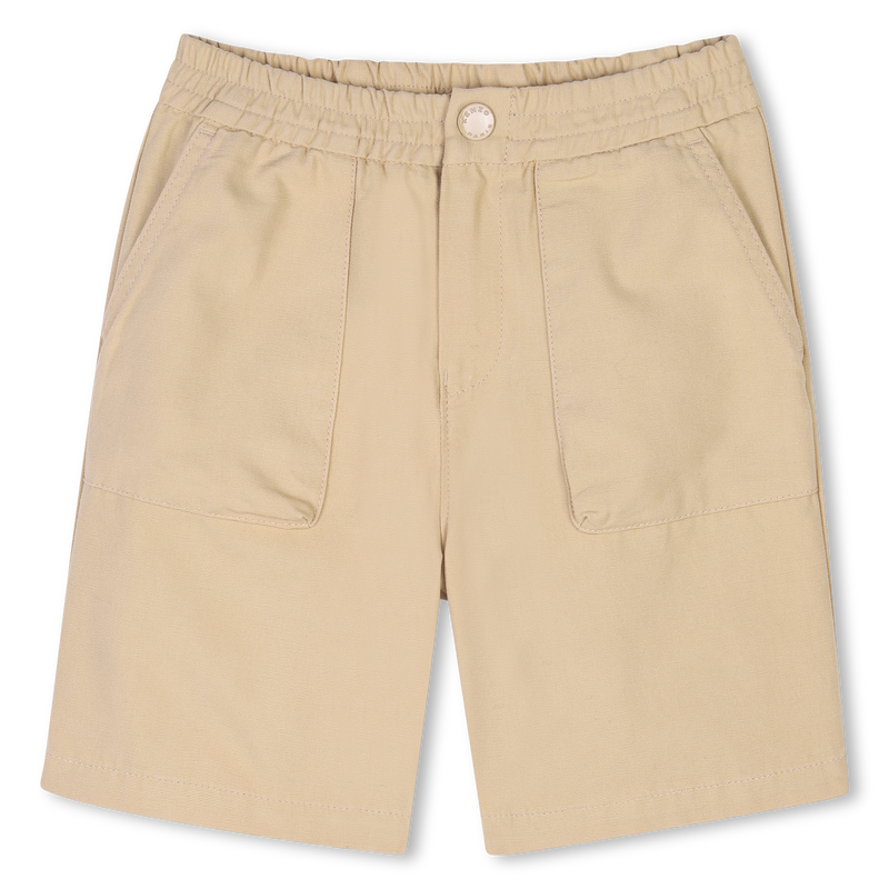 Bermuda en coton avec broderie KENZO KIDS 
                    GARCON