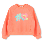 Sweat-shirt teint&eacute; en molleton BILLIEBLUSH 
                    FILLE