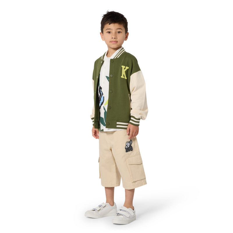 BERMUDA AVEC POCHES PLAQU&Eacute;ES KENZO KIDS 
                        GARCON