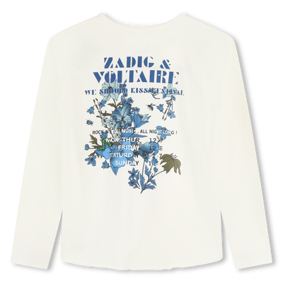 T-shirt à manches longues ZADIG & VOLTAIRE FILLE