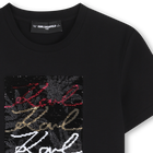 Tee-shirt manches courtes KARL LAGERFELD KIDS 
                    FILLE