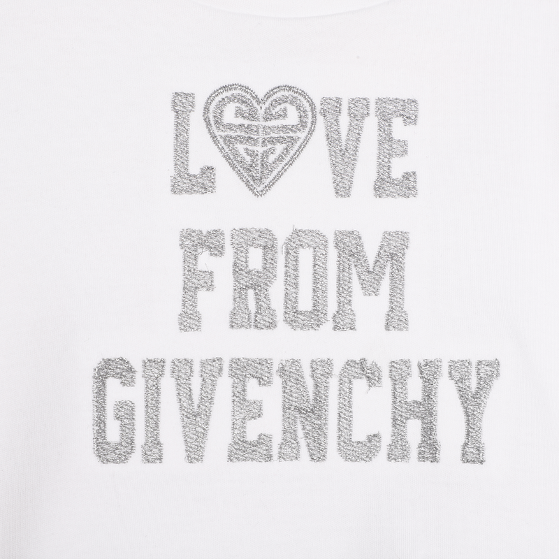 Robe bi-matière imprimée GIVENCHY 
                    FILLE