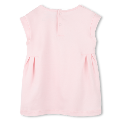 Robe évasée avec illustration KARL LAGERFELD KIDS FILLE