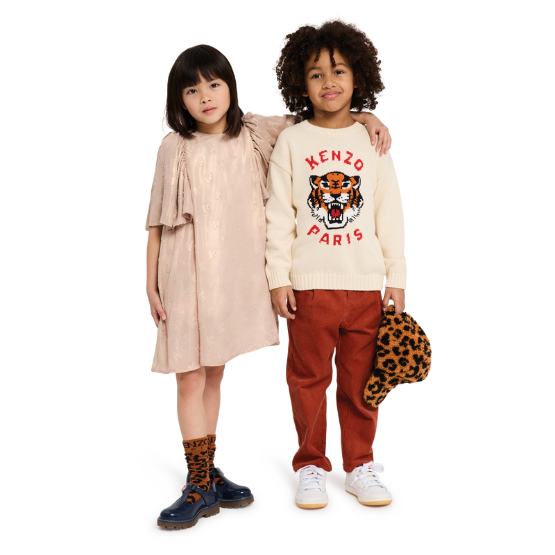 Robe en jacquard lamé KENZO KIDS 
                    FILLE