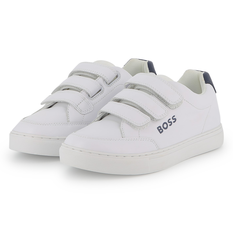 Baskets en cuir de vachette BOSS 
                    GARCON