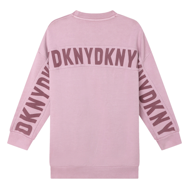 Robe droite en coton avec sigle DKNY 
                    FILLE