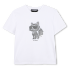 Tee-shirt manches courtes KARL LAGERFELD KIDS 
                    FILLE
