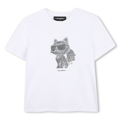 T-SHIRT MANCHES COURTES KARL LAGERFELD KIDS FILLE