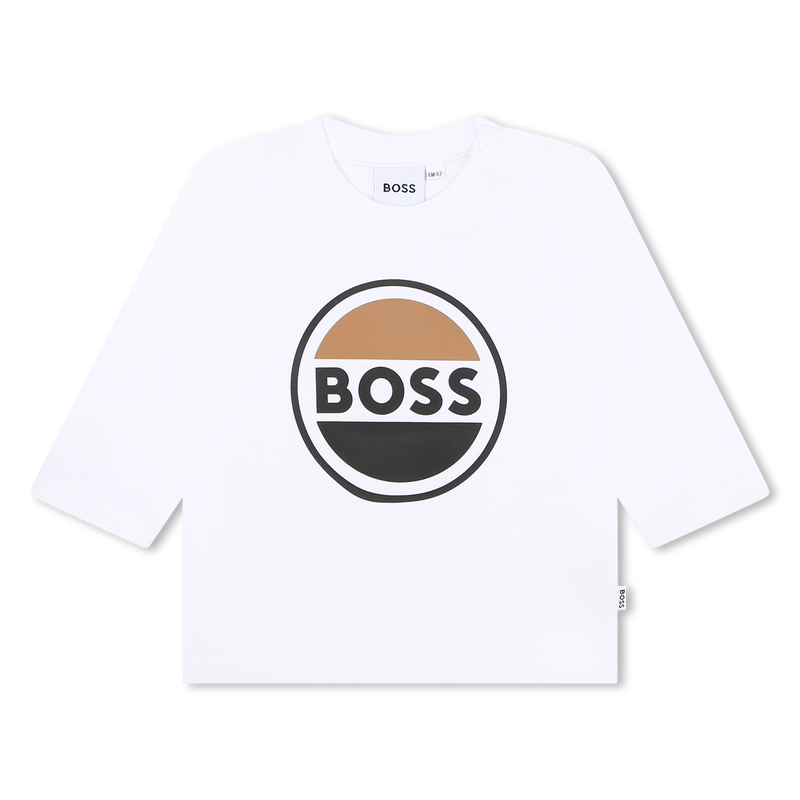 T-shirt avec sigle BOSS 
                    GARCON