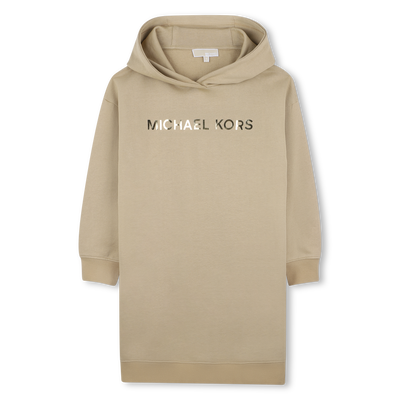 Robe à capuche en molleton MICHAEL KORS FILLE
