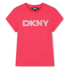 T-shirt &agrave; manches courtes DKNY 
                    FILLE