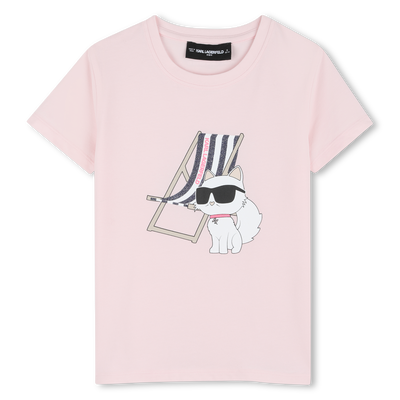 T-SHIRT MANCHES COURTES KARL LAGERFELD KIDS FILLE