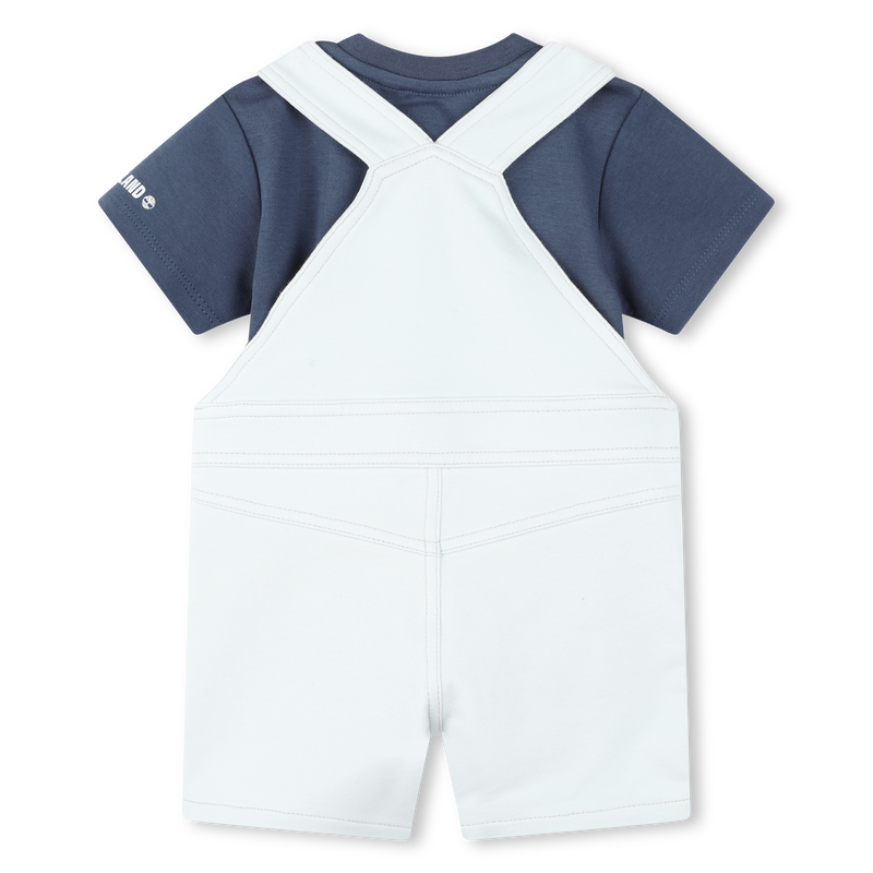 Ensemble salopette et T-shirt TIMBERLAND 
                    GARCON