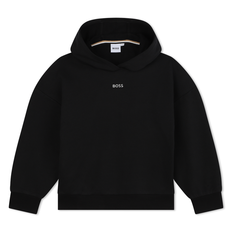 Sweat-shirt molleton à capuche BOSS 
                    FILLE