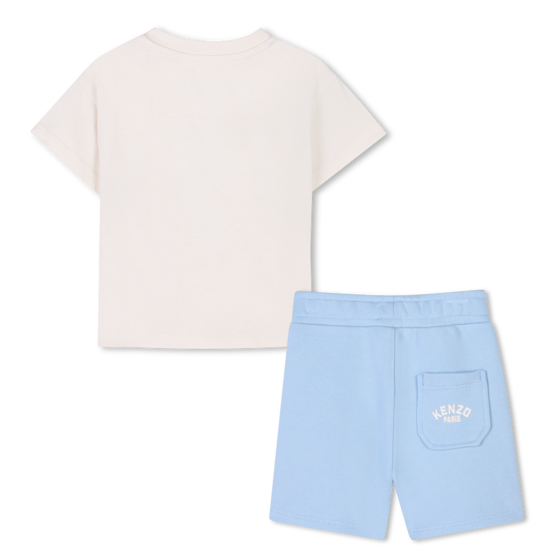 Ensemble T-shirt et bermuda KENZO KIDS 
                    GARCON