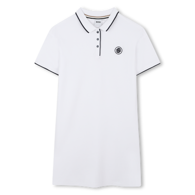 Robe polo à manches courtes BOSS FILLE